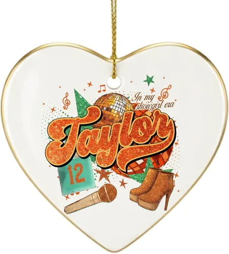 Miniatura 6 de Adorno de estrella de música de cultura pop 2025 – Adorno de Navidad coleccionable de acrílico para amantes de la música y fanáticos – Decoraciones