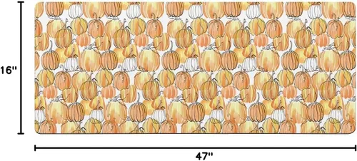 Miniatura 2 de Tapete de baño vintage con diseño de calabazas para bañera, antideslizante, de secado rápido y absorbente, con tierra de diatomeas, fregadero