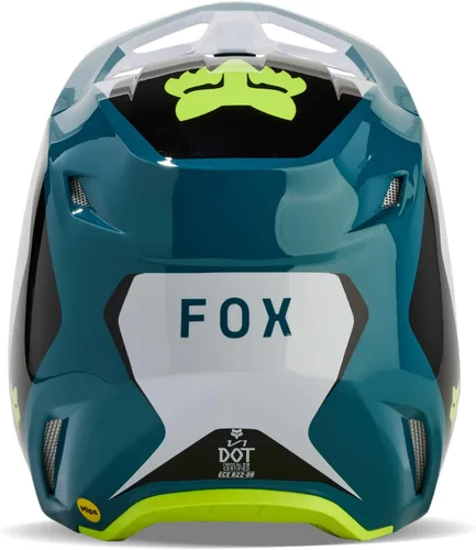 Miniatura 3 de Fox Racing Casco unisex para motocross V1, azul Maui, XXL