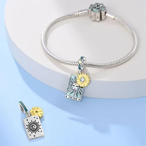 Miniatura 36 de KUNSIR Los abalorios se adaptan a pulseras Pandora para mujer, plata de ley 925, cuentas colgantes de joyería para niñas, dijes de feliz cumpleaños
