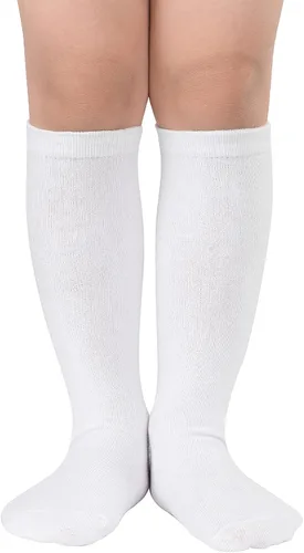 Miniatura 5 de American Trends Calcetines deportivos para niños, calcetines de fútbol a rayas hasta la rodilla, calcetines de fútbol de béisbol y sóftbol