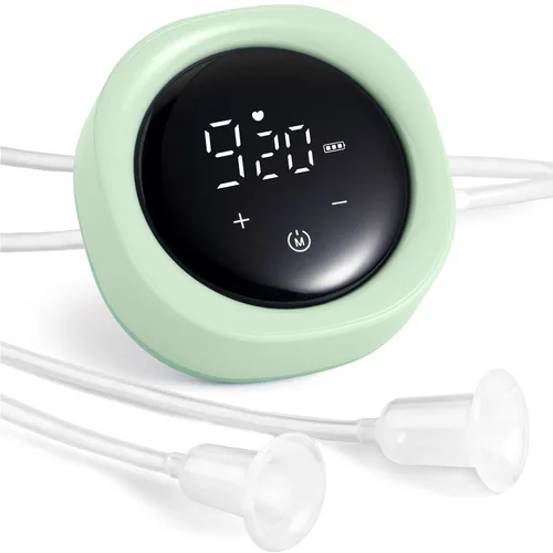 Miniatura 6 de Corrector de pezones eléctrico para pezones planos o invertidos, bomba de pezón portátil, extractor de pezones invertido, 6 cubiertas correctoras