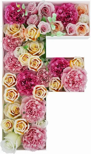 Miniatura 48 de Kit de letras rellenables de 2 pies con marco de globo de mosaico de letra K para decoración de telón de fondo de boda de fiesta de cumpleaños