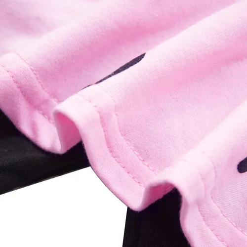 Miniatura 7 de DDSOL Conjunto de ropa para niñas pequeñas, sudadera con estampado de corazón + pantalones largos, conjunto de 2 piezas para bebés y niños pequeños