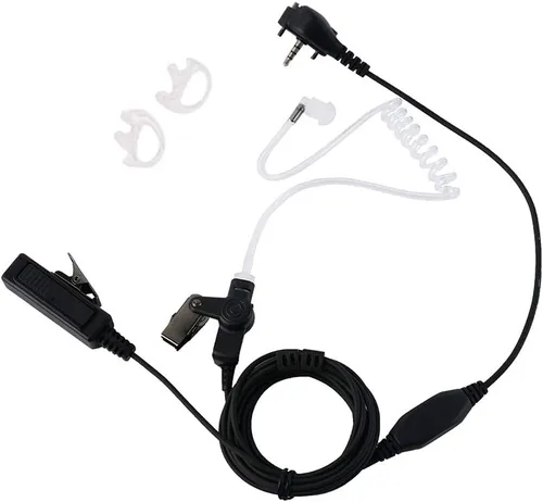 Miniatura 2 de Vx-261 Auriculares con micrófono PTT compatibles con Yaesu Vertex Standard VX-230 VX-231 Walkie Talkie Paquete de 10 unidades Negro