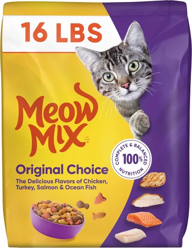 Miniatura 10 de Meow Mix Original Choice - Alimento seco para gatos, 3.15 libras (paquete de 4)