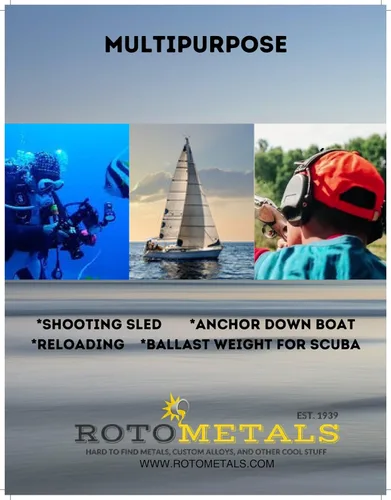 Miniatura 2 de Roto Metals Lead Shot #9 - Disparo de plomo a granel para recargar pesos de lastre de disparo, trineo, buceo, tiro de plomo, peso de bola de plomo
