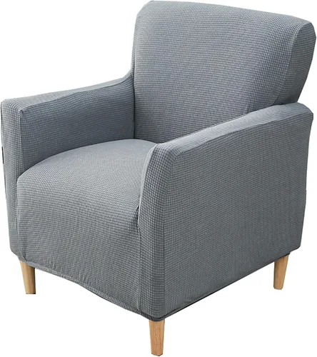 Miniatura 7 de Fundas elásticas para sofá reclinable de 1 asiento, funda elástica antideslizante para sillón de sofá, funda de elastano para sofá reclinable, Blanco