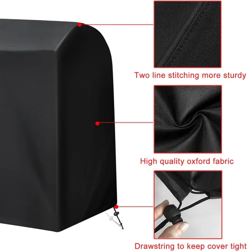 Miniatura 3 de Funda para parrilla, 40 pulgadas, resistente al agua, resistente a los rayos UV, para parrilla al aire libre, apta para Nexgrill Brinkmann Weber