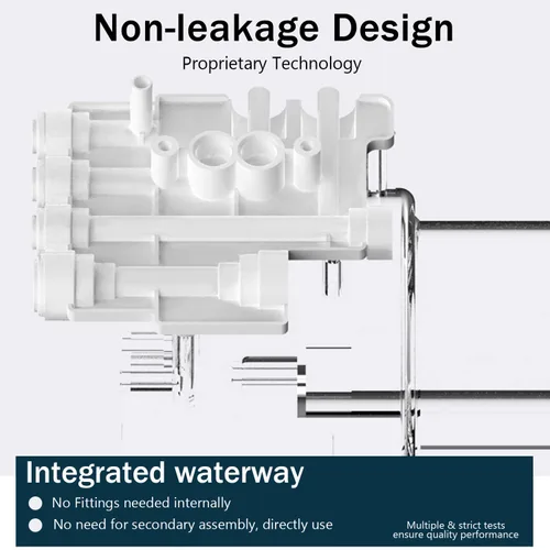 Miniatura 6 de Sistema de filtración de agua RO, flujo rápido de 800 GPD, sin tanque, reduce TDS, 2:1 puro para drenar filtros RO de larga vida útil utilizada