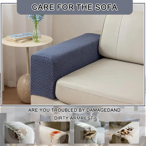 Miniatura 2 de Fundas de cojín para sofá, fundas de cojín lavables para mascotas, funda protectora elástica antideslizante para muebles