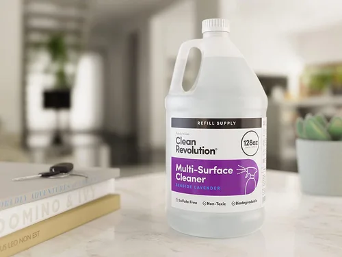 Clean Revolution Suministro de repuesto para limpiador de superficies múltiples, no tóxico, ecológico y a base de plantas, listo para usar, lavanda