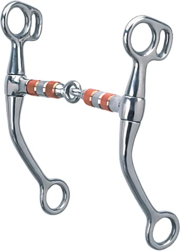 Miniatura 11 de Weaver LeatherTom Thumb Bit, 5" Roller Mouth, Stainless Steel