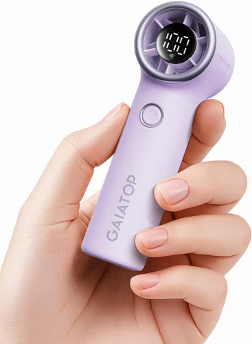 Miniatura 8 de Gaiatop Mini ventilador de mano portátil, 4000 mAh [15 horas de funcionamiento máximo] ventiladores turbo personales tamaño de bolsillo, ventilador