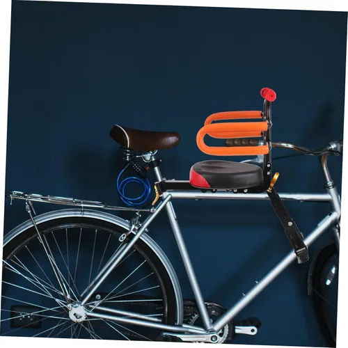 Miniatura 3 de KICHOUSE Asiento de bicicleta de sillín para niños y niñas, asiento de bicicleta cómodo, seguro, fácil de instalar, crece