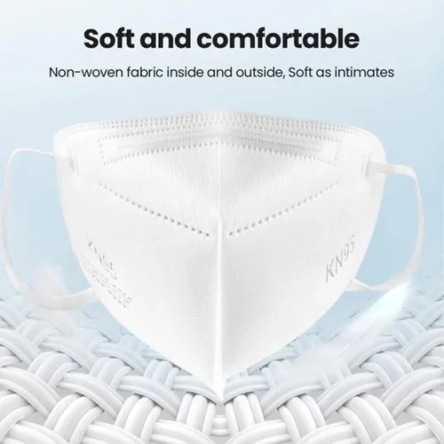 Miniatura 5 de SAROULU Máscaras Faciales Desechables KN95 de 5 Capas Respirables Máscara de Protección contra el Polvo de Taza de Seguridad gris-20