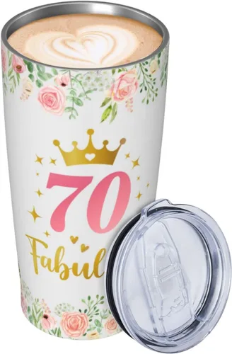 Miniatura 4 de Regalos de cumpleaños número 70 para mujeres, regalos para mujeres de 70 años, regalo de cumpleaños de 1956, regalos de decoración de 70 cumpleaños