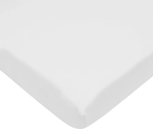 Miniatura 26 de TL Care Sábana bajera ajustable para cuna de 24 x 38 pulgadas, suave, transpirable, neutro, 100% algodón, sábana portátil, alfabeto, para niños