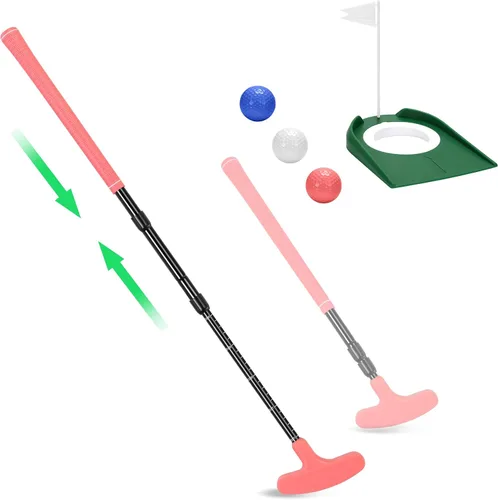 Miniatura 9 de Golf Putter, Golf Putters for Men & Women, Mini Putter, Club Golf Set, Bucket Golf Game, Two-Way Putters Includes Ball, Cup with Flag