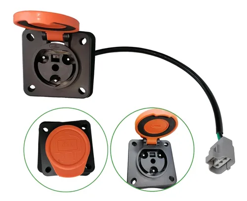 Miniatura 7 de JOEEGO Y-30 Receptáculo de cargador para carrito de golf, CA 110-220V, compatible con Coleman DR48V y Kandi Kruiser 4P AGM Battery EV, cable