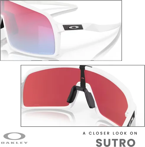 Miniatura 109 de Oakley Sutro OO9406 / OO9462 - Lentes de sol para hombre, kit de correa de accesorios, bolsa de microfibra