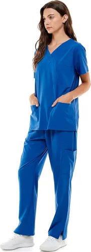 Miniatura 2 de Scrub Sets for Women and Man Medical Nursing Uniform Pants 4-Way Stretch & 8-Pocket