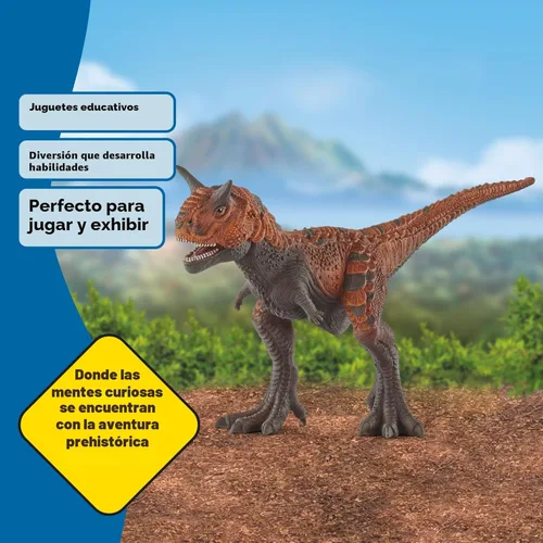 Miniatura 6 de Schleich Dinosaurios – Figura realista de Carnotaurus con mandíbula movible – Juguete de dinosaurio grande – Figura de dinosaurio prehistórica