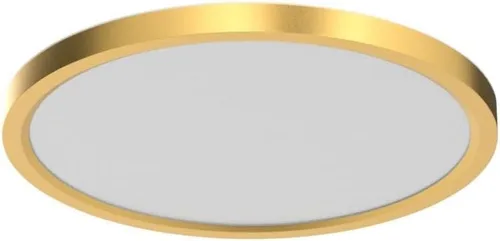 Miniatura 4 de Lámpara de techo LED dorada de 9 pulgadas, luz diurna blanca de 5000 K, luz de techo LED de bajo perfil, 18 W, 1800 lm, lámpara de techo plana Luz