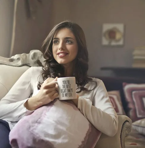Miniatura 4 de Taza deslizada hacia la derecha Regalo divertido para novio novia novio novia en línea Fechado Aplicación Idea de regalo Fecha de aniversario Cita
