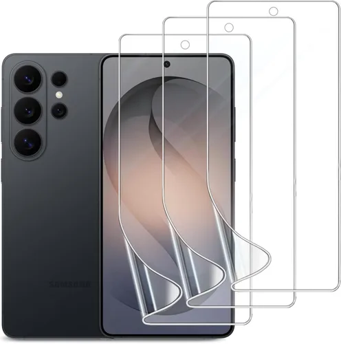 Miniatura 9 de Paquete de 3 protectores de pantalla compatibles con Samsung Galaxy S21 FE 5G de 6.4 pulgadas, película de hidrogel de TPU suave transparente HD