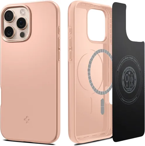 Miniatura 28 de Spigen Thin Fit MagFit Funda diseñada para iPhone 16 [Carcasa rígida] [Protección de grado militar] Compatible con MagSafe - Negro