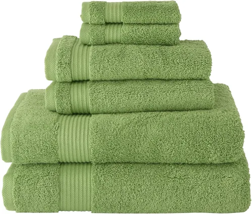 Miniatura 18 de Classic Turkish Towels CTT - Juego de 12 paños de primera calidad, 100% algodón turco, altamente absorbentes y de secado rápido, toallas faciales