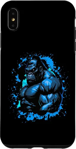 Miniatura 7 de iPhone 12 Pro Max Gorilla Workout Animal Beast Muscles Bodybuilding Gym Case