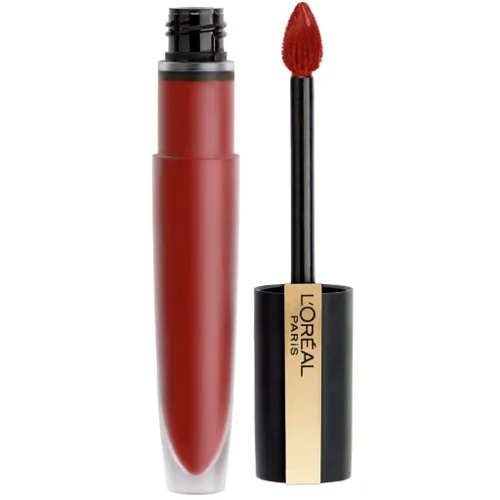 Miniatura 27 de L'Oréal Paris Makeup Rouge Signature - Pinta labios de larga duración acabado mate, ultraligero, ultracómodo, color de pigmento alto, aplicador