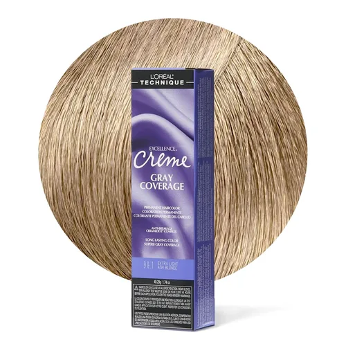 L'Oréal Technique Excellence Crème Permanent Hair Color | Long-Lasting Hair Dye | Rich Formula with No-Drip Application | Superb Gray Coverage | For