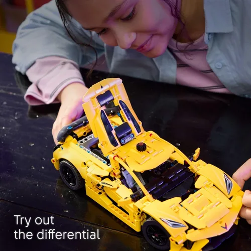 Miniatura 4 de LEGO Technic Chevrolet Corvette Stingray - Juego de construcción de juguete de auto para niños, niñas y niños, a partir de 9 años - Kit