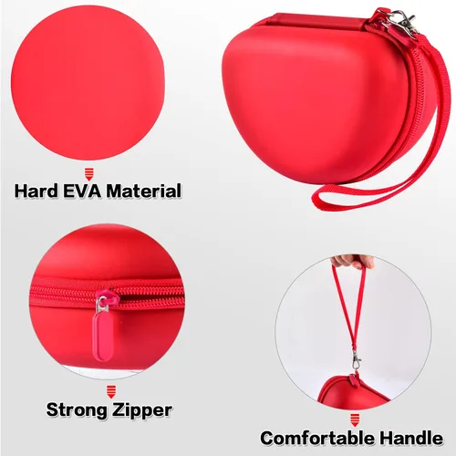 Miniatura 3 de COMECASE Funda rígida para auriculares compatible con Beats Solo 2 3 4, Solo Pro, Studio Pro y Studio3, funda de transporte de viaje resistente al