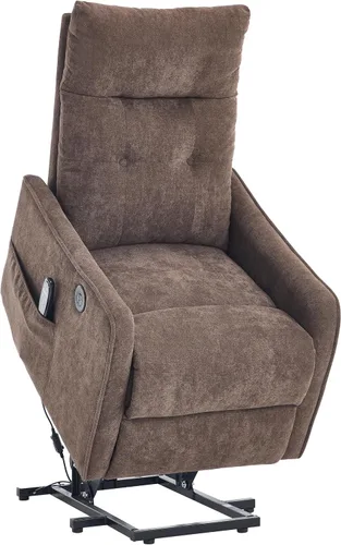 Miniatura 20 de Silla reclinable eléctrica con elevación Trustyue con calor y masaje, sillas elevadoras para asistencia al estar de pie, silla pequeña con elevación