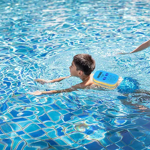 Miniatura 5 de Flotador trasero de seguridad para natación con 3 capas ajustables cinturones de natación impermeables dispositivo para niños flotadores de natación