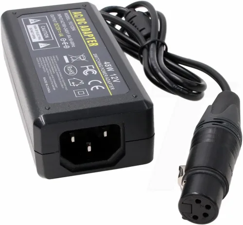 Miniatura 2 de XLR Adaptador de fuente de alimentación de 4 pines para Sony F55 Venecia Canon C500 MKII Panasonic Zaxcom Fusion Cámara Monitor 12V 4A