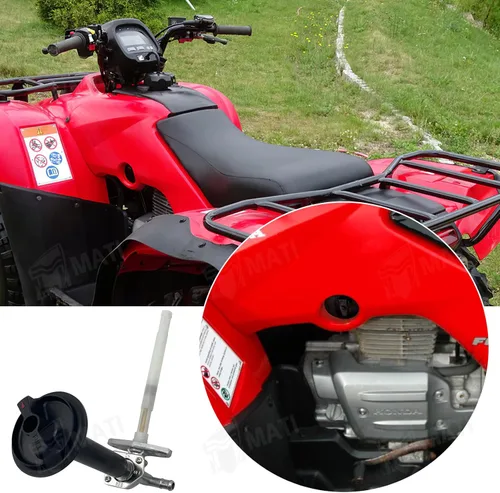 Miniatura 6 de M MATI Llave de combustible Petcock con conjunto de palanca para Honda TRX250 TRX350 TRX400 TRX420 TRX450 TRX500 TRX650 16950-HM8-003, pieza