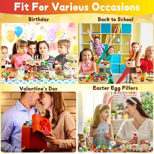 Miniatura 7 de LanMa 30 piezas de borradores de Navidad para niños, rompecabezas de animales, borrador de escritorio, mascotas, recompensas de aula, recuerdos