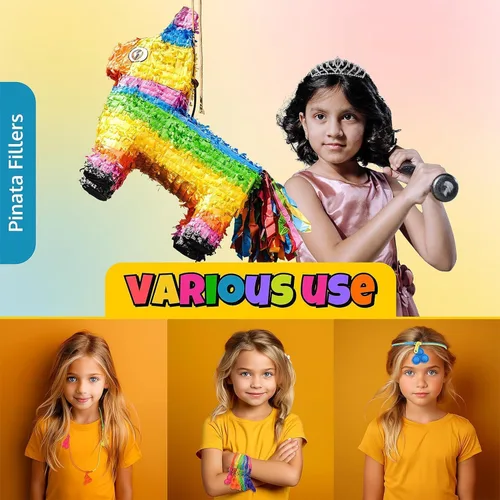 Miniatura 7 de UpBrands 48 pulseras mejoradas con cremallera Pop-It para niños, juguetes antiestrés para TDAH, juguetes para aliviar la ansiedad, kit