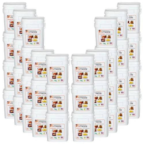 Miniatura 9 de NuManna INT-NMFP Caja de 144 menús de comida. Equipo de almacenamiento de alimentos no modificados genéticamente, para supervivencia. Raciones