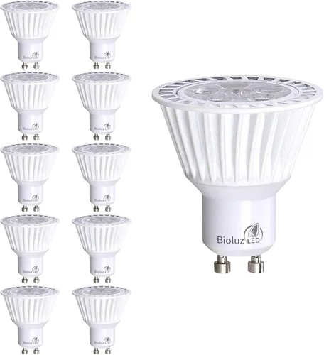 Miniatura 6 de Bombilla Bioluz LED GU10, equivalente a 50 W, regulable, 6.5 W, 3,000 K, 120 V, certificación UL, BLGU10-3K350-5, 6.50watts, 120.00 volts