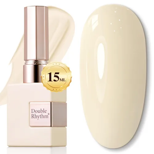 Miniatura 50 de Double Rhythm 15ml de esmalte de uñas en gel, color puro, mismo color, misma botella, esmalte de uñas de remoción para arte de manicura en salón