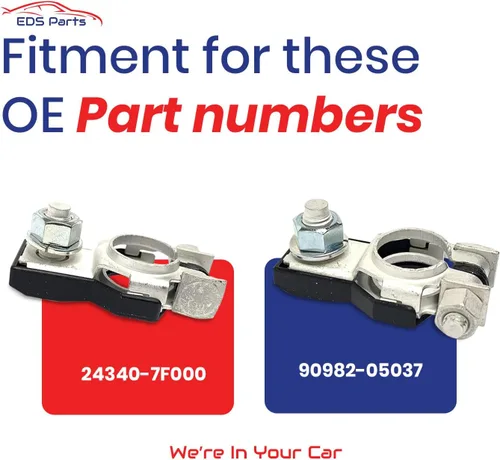 Miniatura 2 de EDS 243407F000 24340-7F000 90982-05037 - Conector de terminal de batería positiva Reemplazo exacto de especificaciones OEM para vehículos Nissan