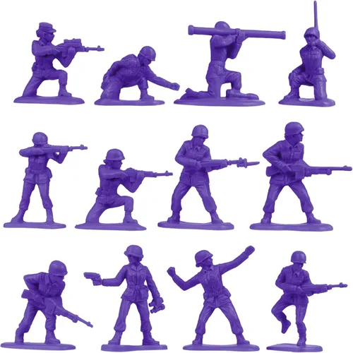 Miniatura 3 de BMC - Figuras de plástico para mujer, 36 unidades, color morado, fabricadas en Estados Unidos