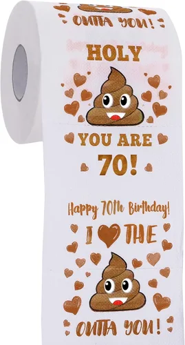 Miniatura 9 de Regalos de cumpleaños número 18 para niños o niñas - Papel higiénico de broma feliz - Decoraciones de cumpleaños número 18, suministros de fiesta