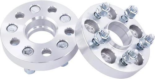 Miniatura 6 de 4 espaciadores de rueda centrados 5x115 de 1 pulgada con pernos de 0.551 x 0.059 in de orificio del cubo de 2.815 in compatibles con Dodge 5 Lug